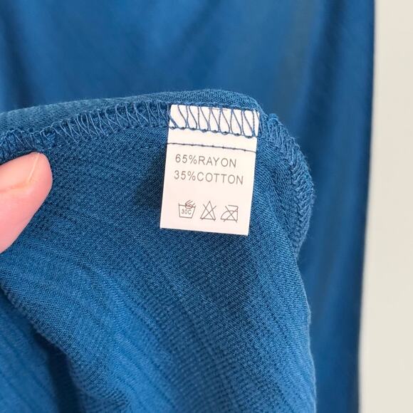 Verge Girl Au Revoir Dress Women 8 Blue Maxi Cut Out Formal Party Silky Wedding - Picture 9 of 11